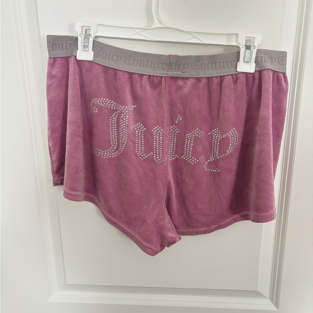 Juicy Couture Pajama Shorts. Size XL. Purple and grey